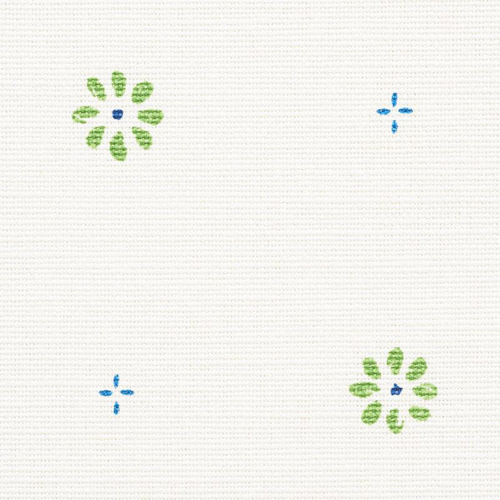 Suna Floral Green 177730 by Schumacher Designer Fabric Essentials: Small-Scale Prints 4.5" - Swanky Fabrics -