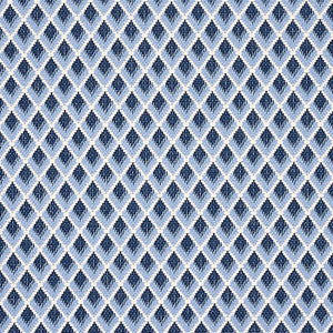 Hammerick Diamond Blue 3434005 by Schumacher Fabric