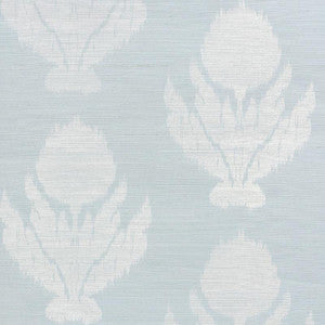 Agra Sisal Sky 5009280 by Schumacher Wallpaper
