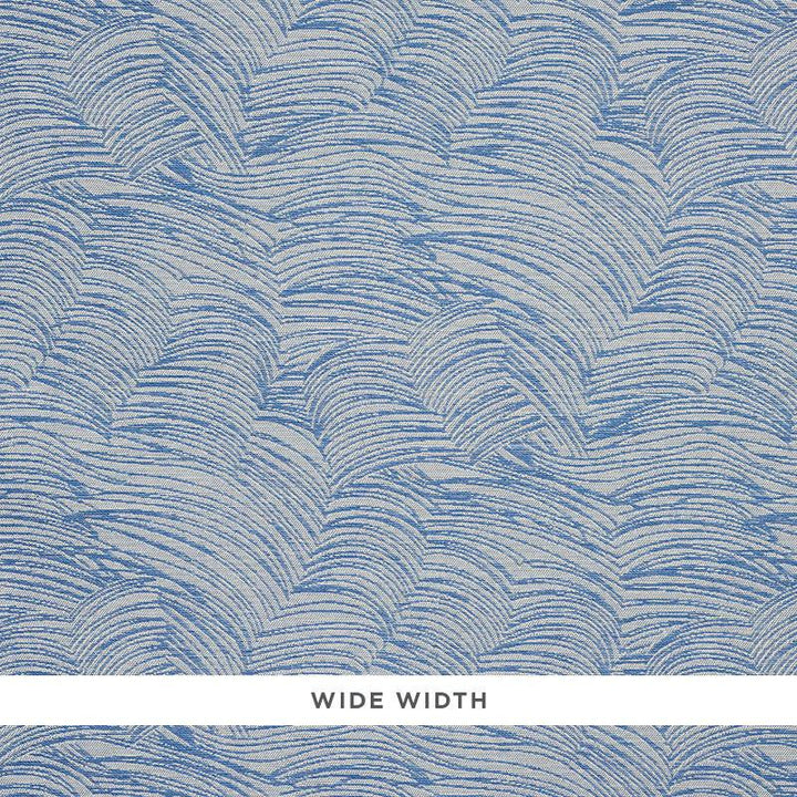 Jete Blue 5009320 by Schumacher Designer Wallpaper Printed & Embellished Wallcoverings 14.25" - Swanky Fabrics -
