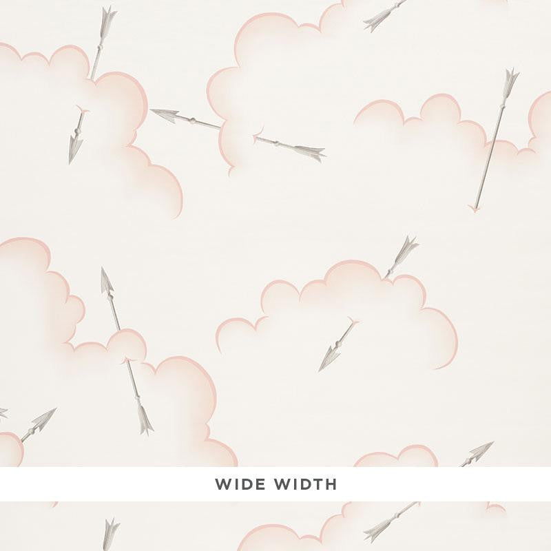 Mercurio Blush 5009351 by Schumacher Wallpaper Charlap Hyman & Herrero 54.0" - Fabric Carolina -