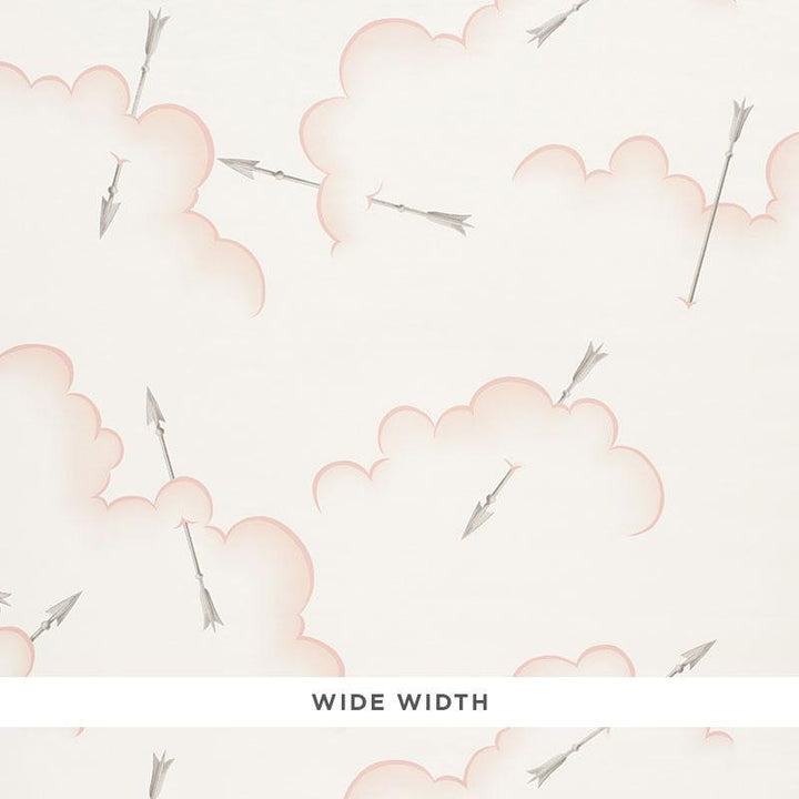 Mercurio Blush 5009351 by Schumacher Wallpaper Charlap Hyman & Herrero 54.0" - Fabric Carolina -