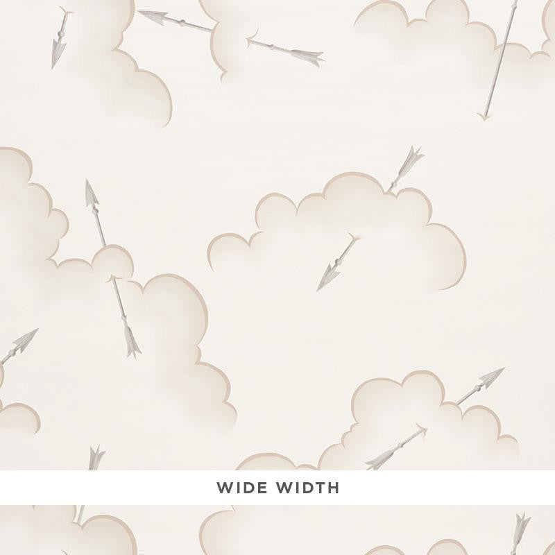 Mercurio Natural 5009352 by Schumacher Wallpaper Charlap Hyman & Herrero 54.0" - Fabric Carolina -