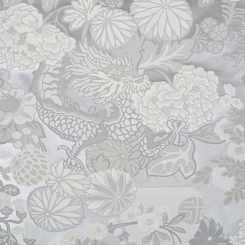 Chiang Mai Dragon Limestone 5001068 by Schumacher Wallpaper Signature Schumacher 27.0" - Fabric Carolina -