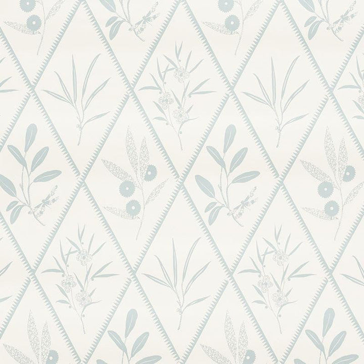 Endimione Sky 5009370 by Schumacher Designer Wallpaper Charlap Hyman & Herrero 13.5" - Swanky Fabrics -