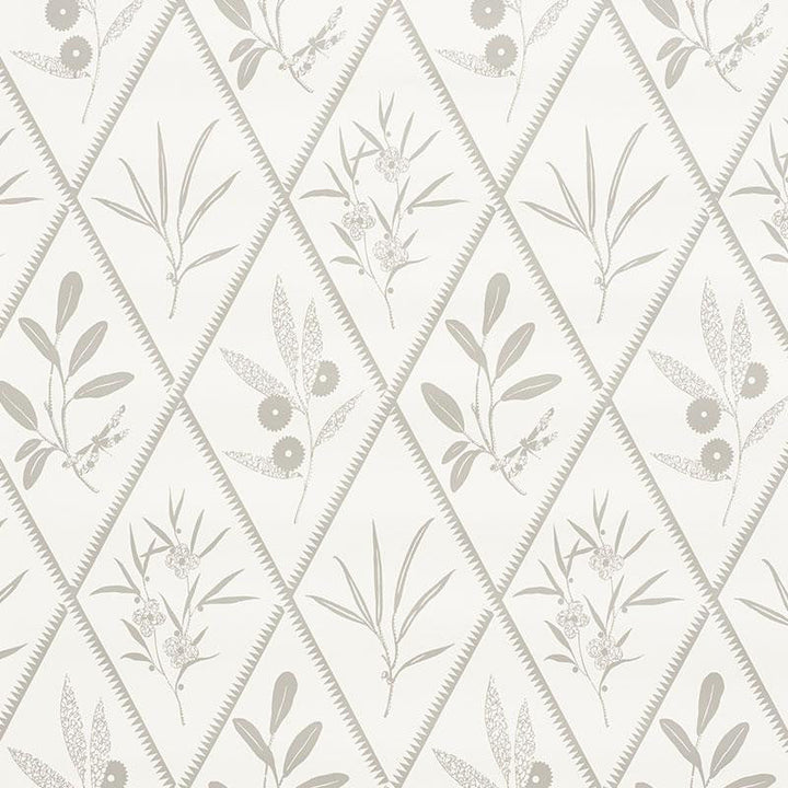 Endimione Grey 5009372 by Schumacher Designer Wallpaper Charlap Hyman & Herrero 13.5" - Swanky Fabrics -