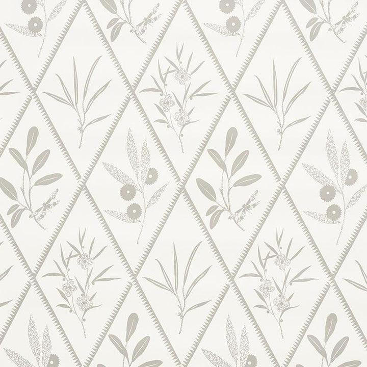 Endimione Grey 5009372 by Schumacher Wallpaper Charlap Hyman & Herrero 13.5" - Fabric Carolina -