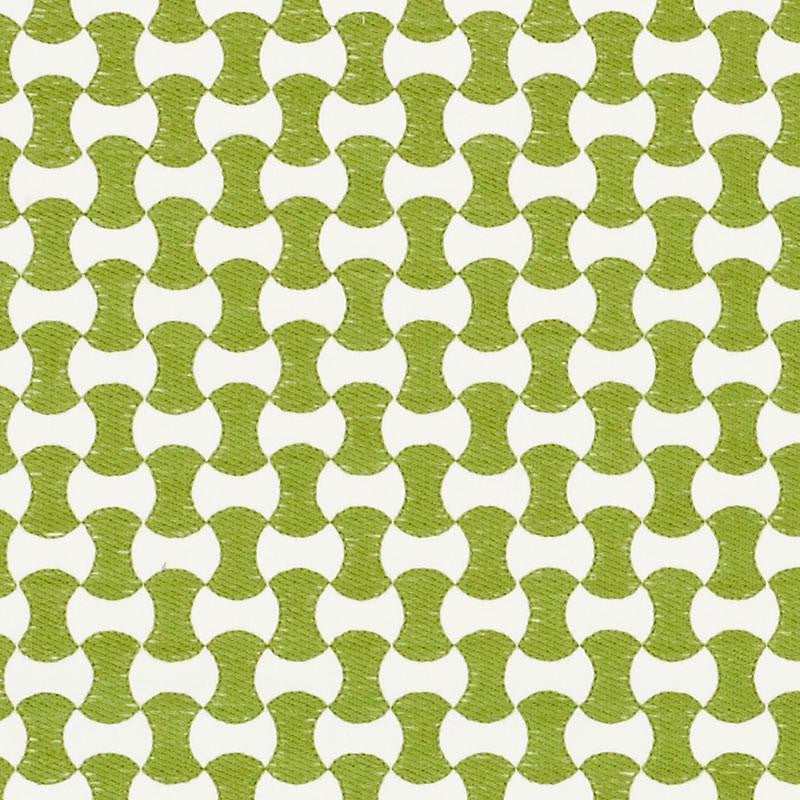 Nolita Embroidery Leaf 70376 by Schumacher Designer Fabric Happy Together Ii - Swanky Fabrics -
