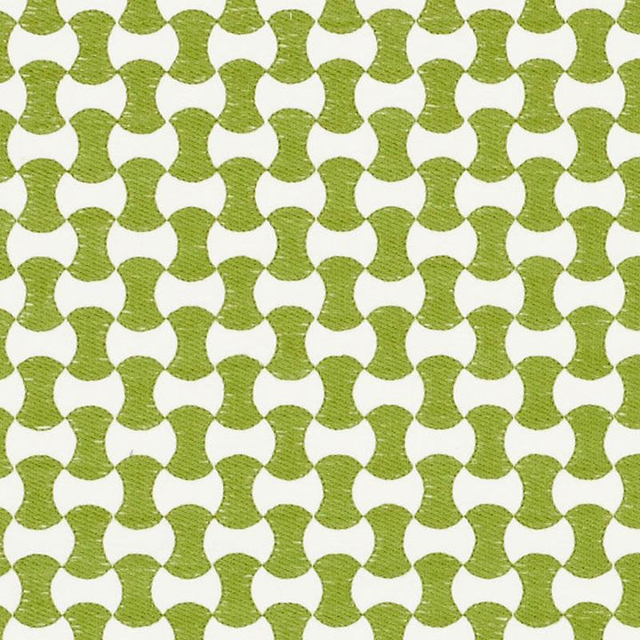 Nolita Embroidery Leaf 70376 by Schumacher Designer Fabric Happy Together Ii - Swanky Fabrics -