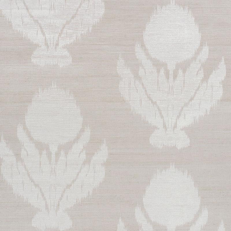 Agra Hemp Shimmer Moonstone 5009400 by Schumacher Wallpaper Printed & Embellished Wallcoverings 34.0" - Fabric Carolina -