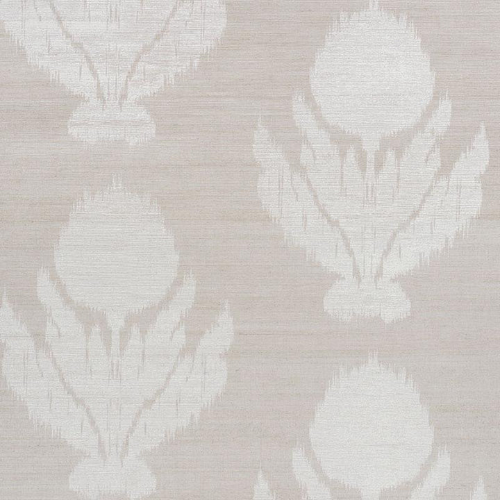 Agra Hemp Shimmer Moonstone 5009400 by Schumacher Wallpaper Printed & Embellished Wallcoverings 34.0" - Fabric Carolina -