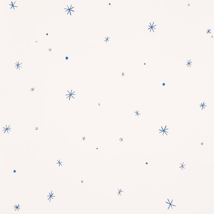 Calisto Ivory & Cobalt 5009420 by Schumacher Wallpaper Charlap Hyman & Herrero 27.0" - Fabric Carolina -