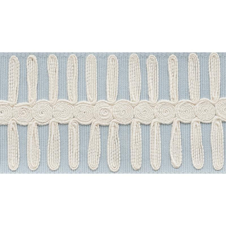 Castille Tape Sky 70744 by Schumacher Designer Trim Statement Tapes - Swanky Fabrics -