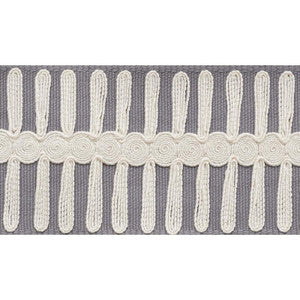 Castille Tape Grey 70745 by Schumacher Trim
