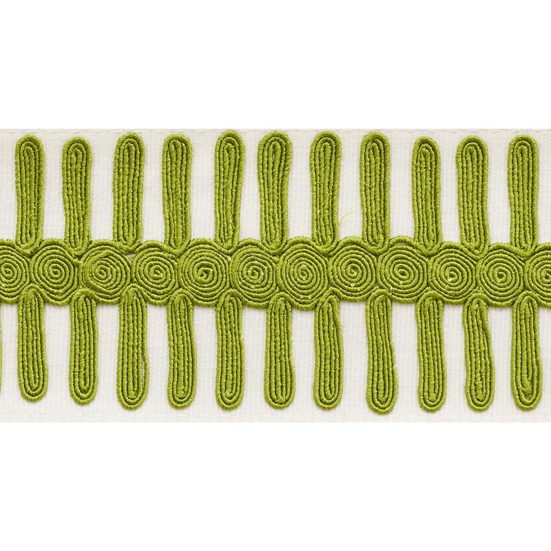 Castille Tape Leaf 70746 by Schumacher Trim Statement Tapes - Fabric Carolina -