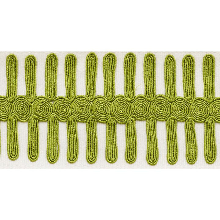 Castille Tape Leaf 70746 by Schumacher Trim Statement Tapes - Fabric Carolina -