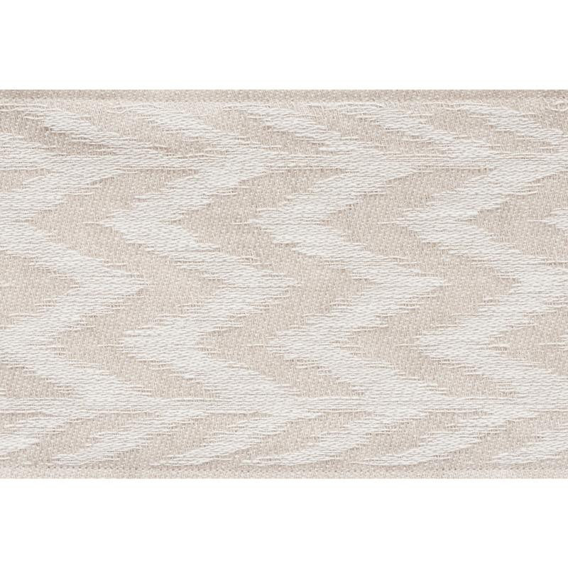 Chevron Woven Tape Natural 74250 by Schumacher Trim Statement Tapes 1.5" - Fabric Carolina -