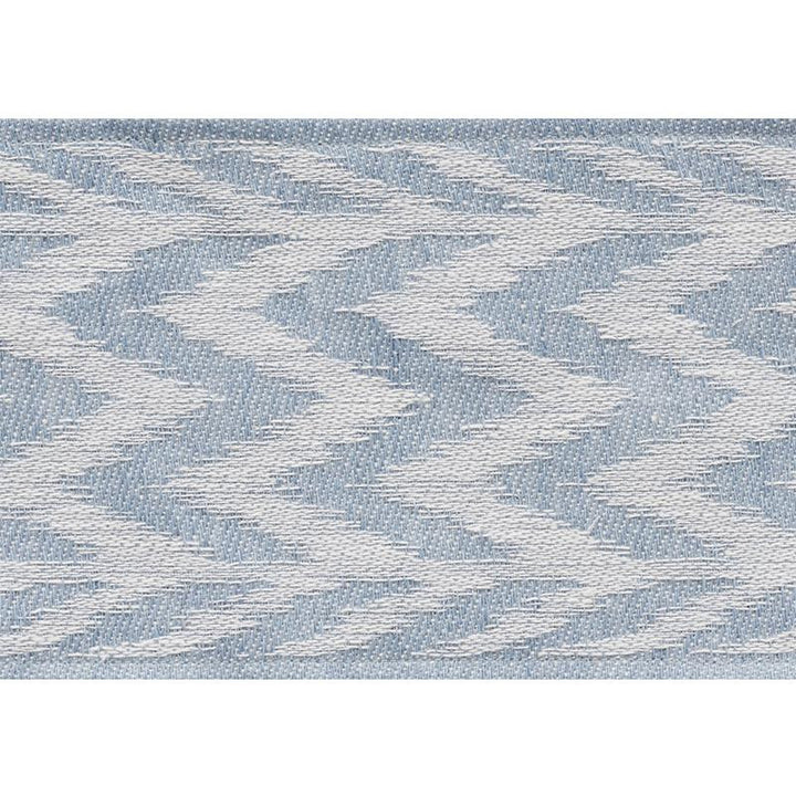 Chevron Woven Tape Sky 74252 by Schumacher Trim Statement Tapes 1.5" - Fabric Carolina -