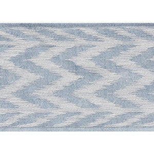 Chevron Woven Tape Sky 74252 by Schumacher Trim