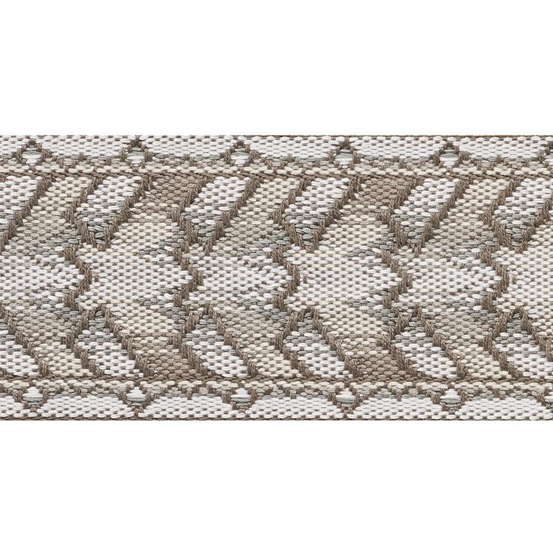 Needlework Tape Neutral 74270 by Schumacher Trim Statement Tapes 2.25" - Fabric Carolina -