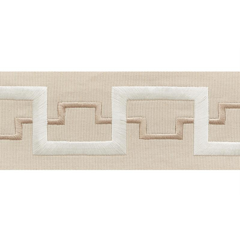 Turret Tape Champagne 74350 by Schumacher Trim Statement Tapes 3.88" - Fabric Carolina -