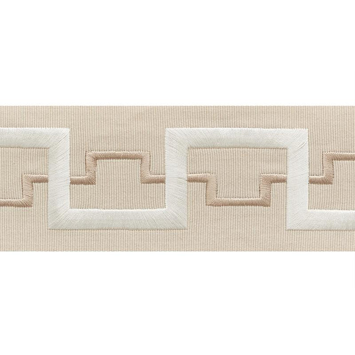 Turret Tape Champagne 74350 by Schumacher Trim Statement Tapes 3.88" - Fabric Carolina -