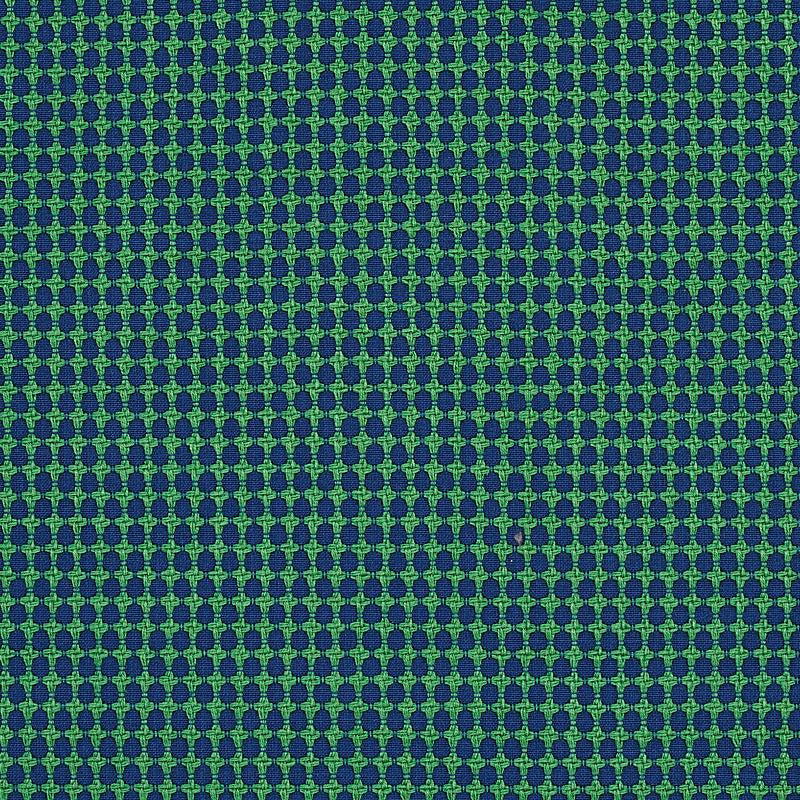 Zipster Navy & Green 70529 by Schumacher Fabric Essentials: Small Scale Upholstery Fabrics - Fabric Carolina -