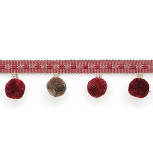 Poms Wine 74365 by Schumacher Trim