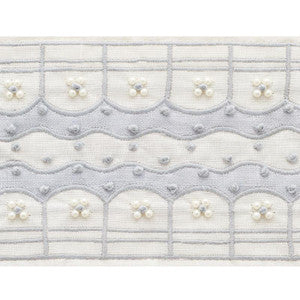 Perla Tape Powder Blue 74380 by Schumacher Trim