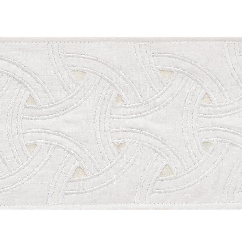 Lynx Tape Ivory 74390 by Schumacher Trim Statement Tapes 1.88" - Fabric Carolina -