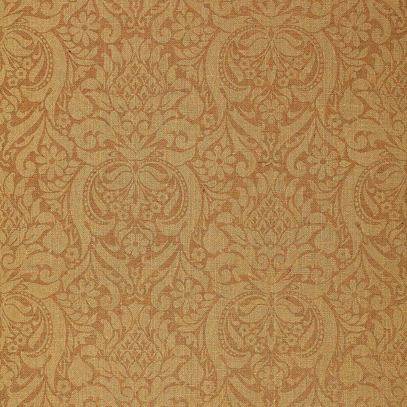 Valencay Damask Camel 5000412 by Schumacher Designer Wallpaper Palazzo 33.0" - Swanky Fabrics -