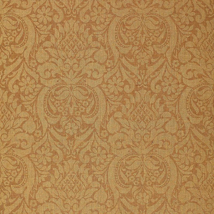 Valencay Damask Camel 5000412 by Schumacher Designer Wallpaper Palazzo 33.0" - Swanky Fabrics -
