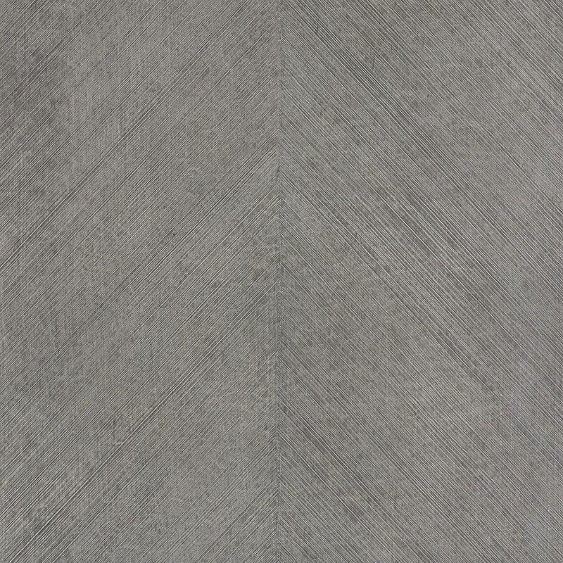Combed Chevron Driftwood 5007422 by Schumacher Designer Wallpaper Fabulous Faux 27.0" - Swanky Fabrics -