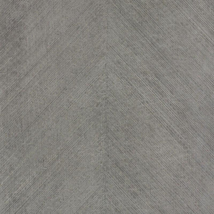 Combed Chevron Driftwood 5007422 by Schumacher Designer Wallpaper Fabulous Faux 27.0" - Swanky Fabrics -
