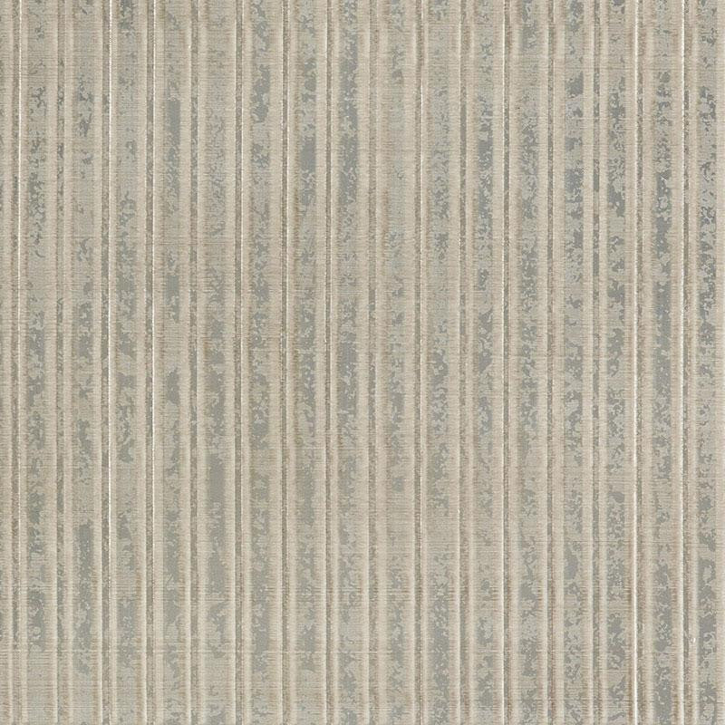 Galvanized Rib Silver Leaf 5007360 by Schumacher Wallpaper Fabulous Faux 1.5" - Fabric Carolina -