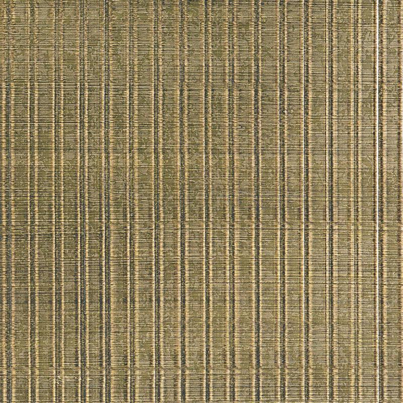 Galvanized Rib Aged Gold 5007361 by Schumacher Designer Wallpaper Fabulous Faux 1.5" - Swanky Fabrics -