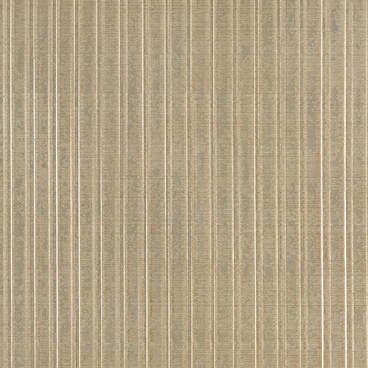 Galvanized Rib Burnished Gold 5007362 by Schumacher Wallpaper Textured & High Performance Wallcovering 1.5" - Fabric Carolina -