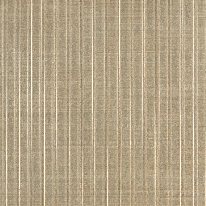 Galvanized Rib Burnished Gold 5007362 by Schumacher Designer Wallpaper Textured & High Performance Wallcovering 1.5" - Swanky Fabrics -