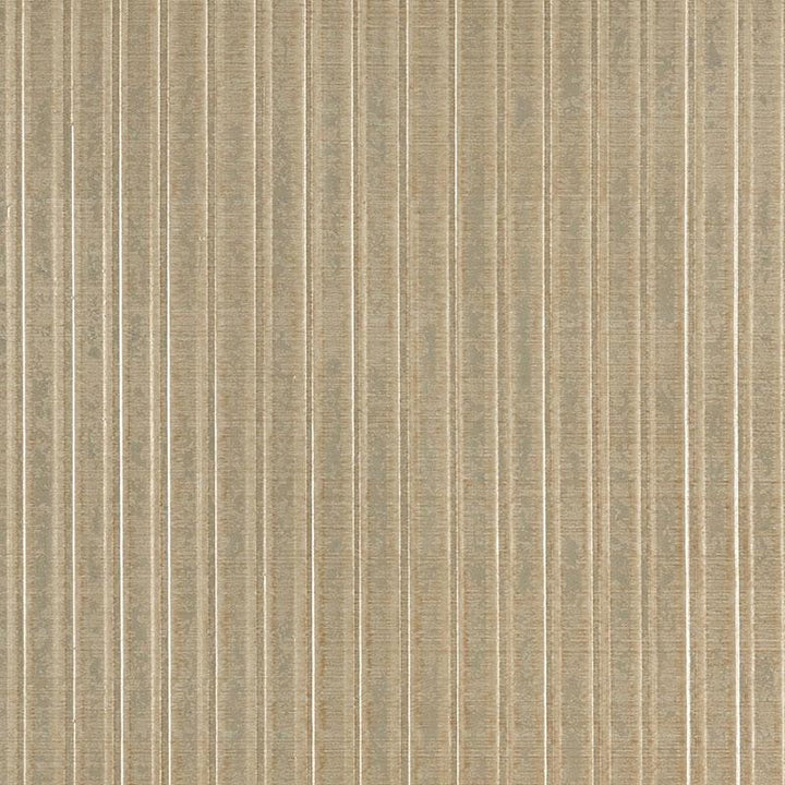 Galvanized Rib Burnished Gold 5007362 by Schumacher Designer Wallpaper Textured & High Performance Wallcovering 1.5" - Swanky Fabrics -