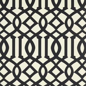 Imperial Trellis Ii Jet 5005804 by Schumacher Wallpaper