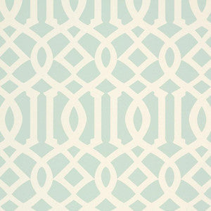 Imperial Trellis Ii Mineral 5005805 by Schumacher Wallpaper