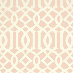 Imperial Trellis Ii Blush 5005806 by Schumacher Wallpaper