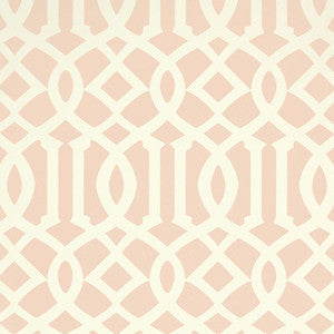 Imperial Trellis Ii Blush 5005806 by Schumacher Wallpaper