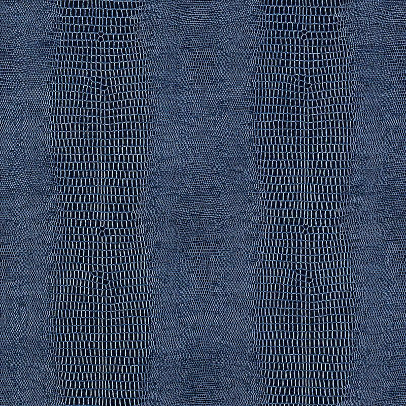 Komodo Prussian 5007344 by Schumacher Designer Wallpaper Fabulous Faux 6.0" - Swanky Fabrics -