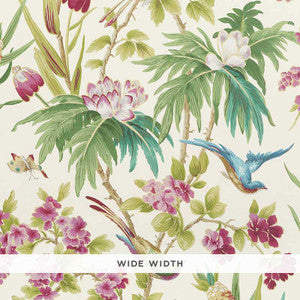 Seychelles Ivory 5006970 by Schumacher Wallpaper