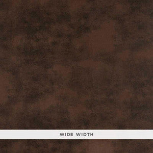 Sueded Leather Cordovan 5007391 by Schumacher Wallpaper