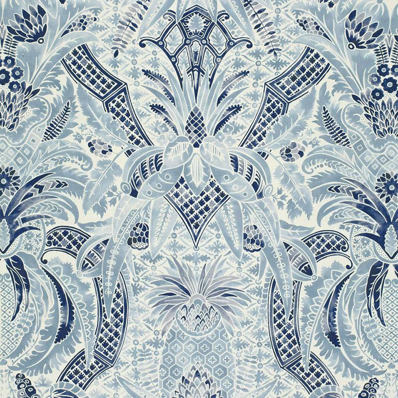 Cap Ferrat Pacific 175580 by Schumacher Designer Fabric Timothy Corrigan 27.0" - Swanky Fabrics -