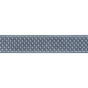 Directoire Tape Bleu Marine 68640 by Schumacher Trim