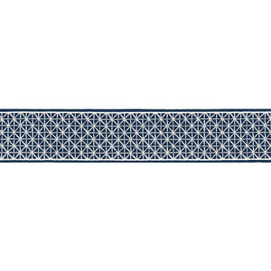Directoire Tape Bleu Marine 68640 by Schumacher Trim
