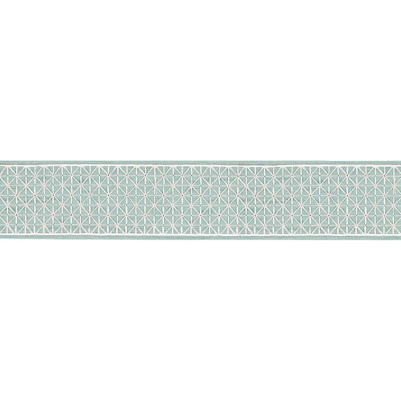 Directoire Tape Teal 68641 by Schumacher Trim Timothy Corrigan - Fabric Carolina -